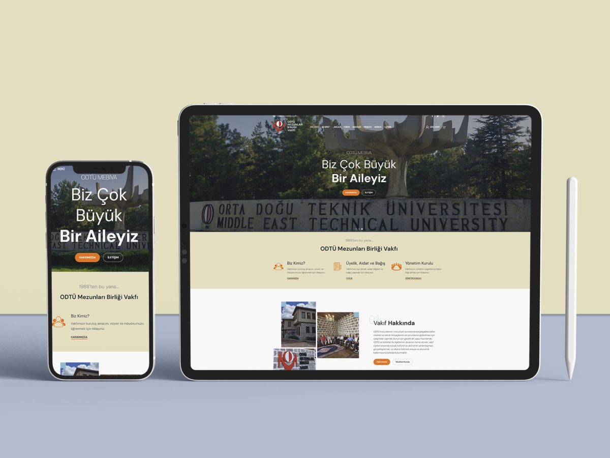 ODTÜ MEBİVA Web Sitesi Tasarımı